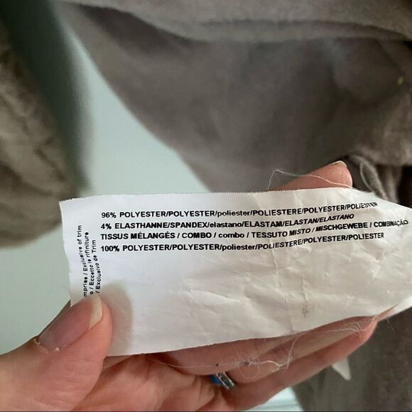 Joseph Ribkoff Women’s Cowl Neck Furry Neck and Cuffs Tunic - Picture 7 of 8